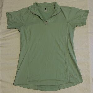 Light Green 1/4 Zip T-Shirt
